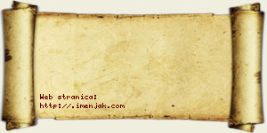 Jasna Mlađen vizit kartica